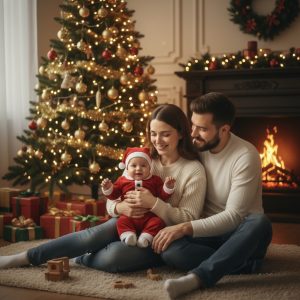 Az első karácsony babával: Újraébredő csoda és meghitt pillanatok